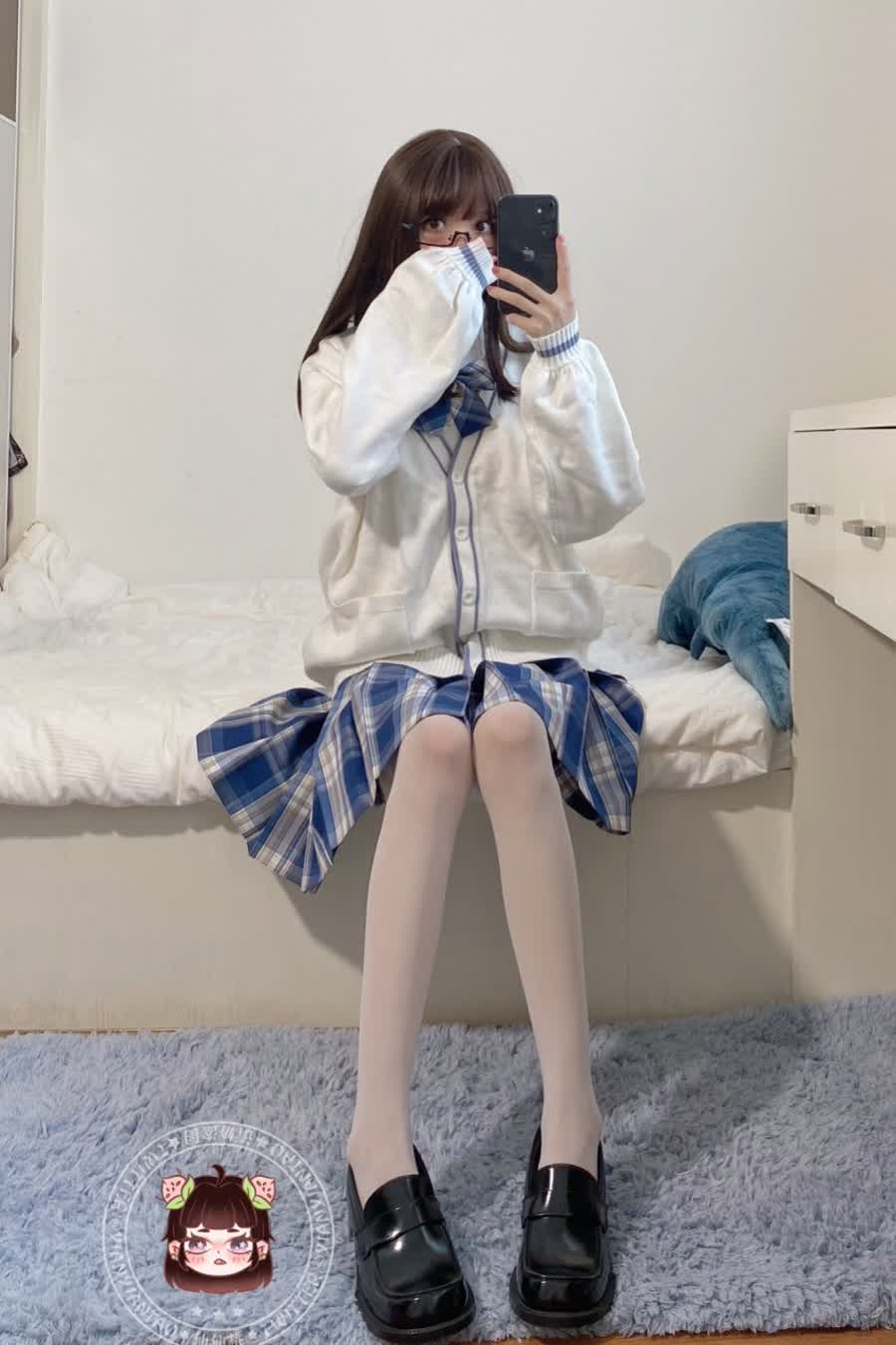 JK白毛衣书包-Loli社